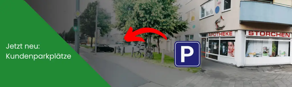 Parkplatz Hinweis
